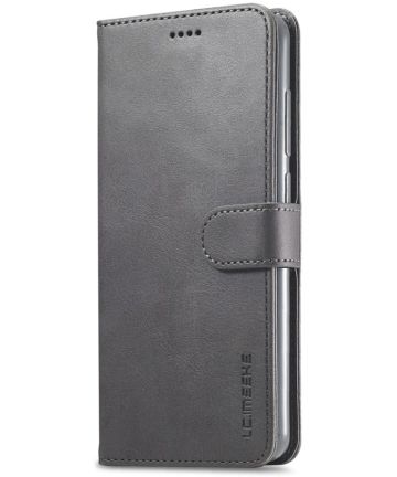 Xiaomi Redmi Note 9 Stand Portemonnee Bookcase Hoesje Grijs Hoesjes