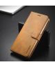 Xiaomi Redmi Note 9 Stand Portemonnee Bookcase Hoesje Bruin