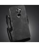 DG Ming Retro Portemonnee Xiaomi Redmi Note 9 Hoesje Zwart