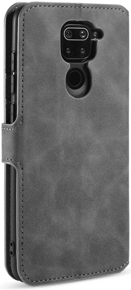 DG Ming Retro Portemonnee Xiaomi Redmi Note 9 Hoesje Grijs afbeelding 6
