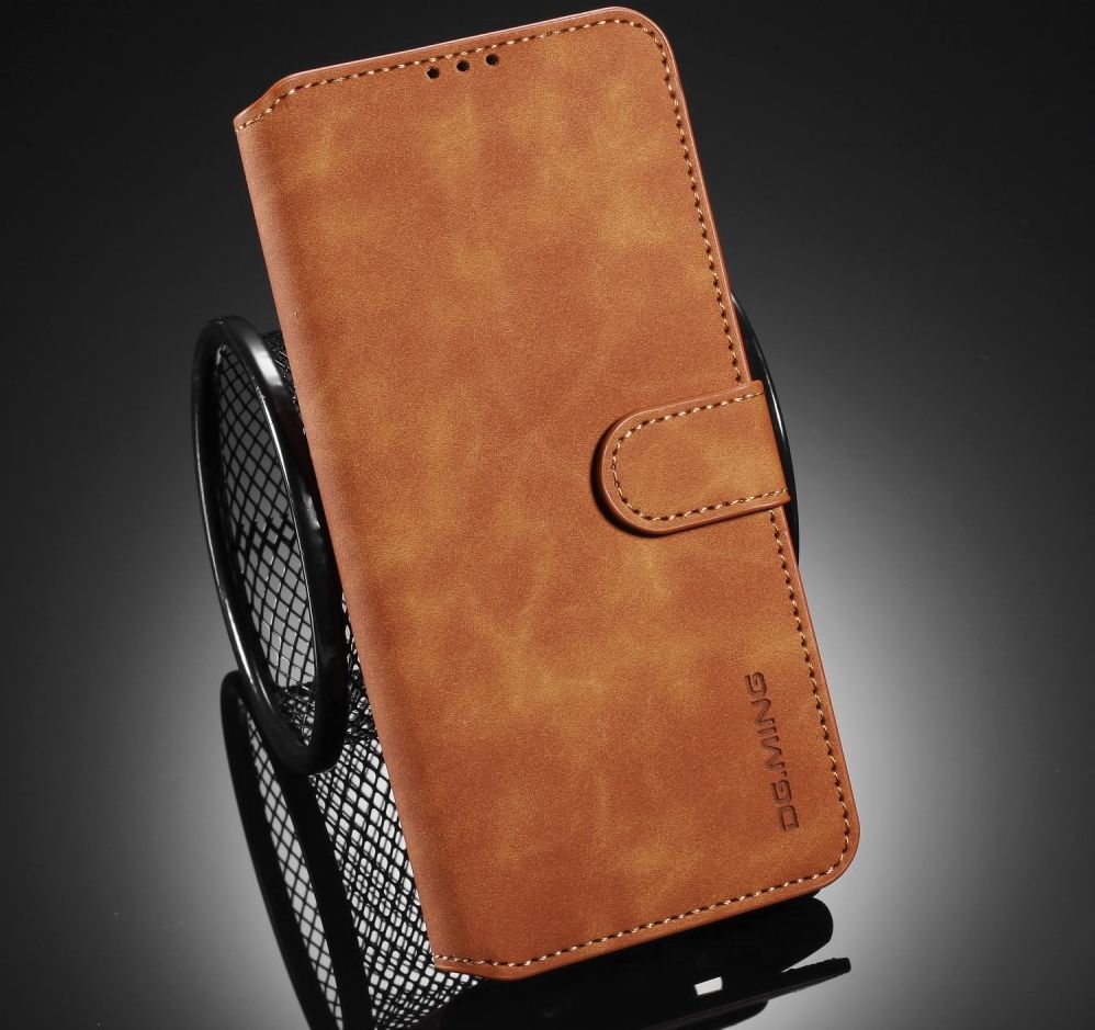 DG Ming Retro Portemonnee Xiaomi Redmi Note 9 Hoesje Bruin afbeelding 13