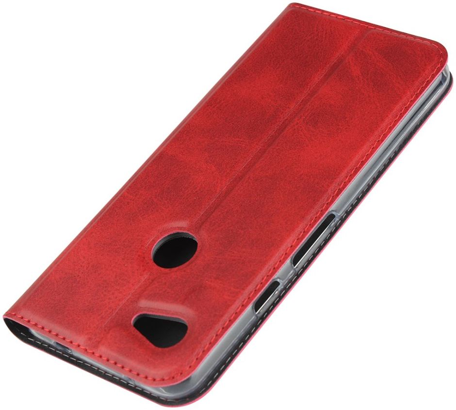 Google Pixel 3A XL Hoesje Vintage Bookcase met Kaarthouder Rood afbeelding 5