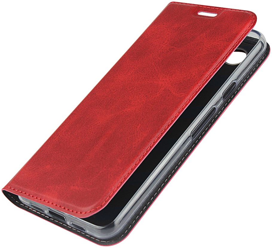 Google Pixel 3A XL Hoesje Vintage Bookcase met Kaarthouder Rood afbeelding 6