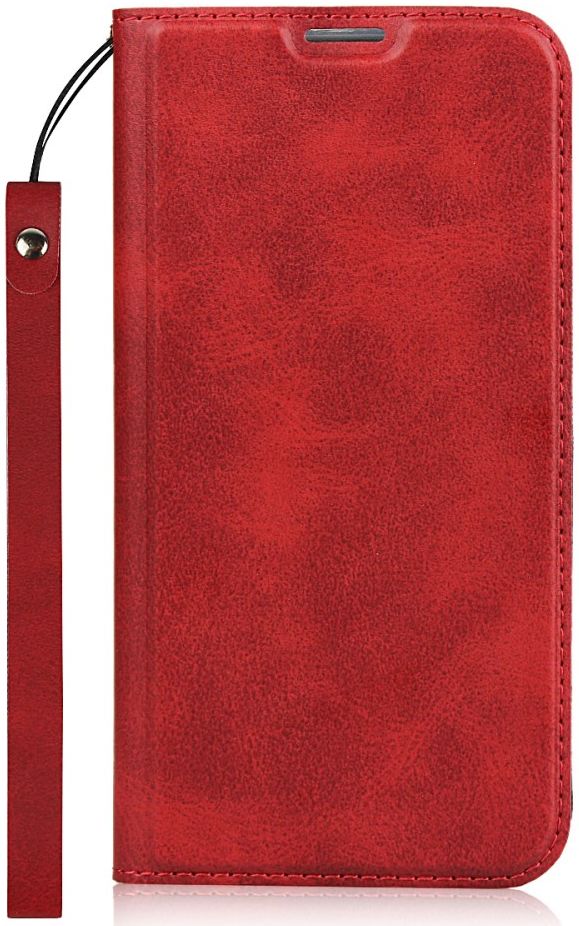 Google Pixel 3A XL Hoesje Vintage Bookcase met Kaarthouder Rood afbeelding 7