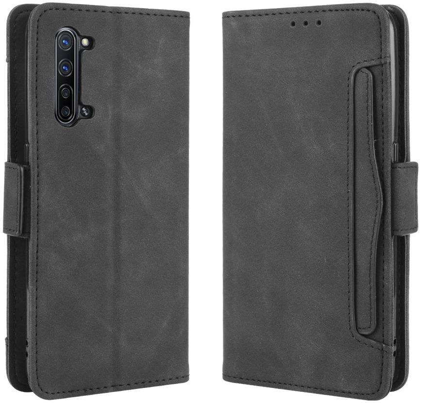 Oppo Find X2 Lite/Reno 3 Portemonnee Hoesje Met Kaarthouder Zwart afbeelding 6