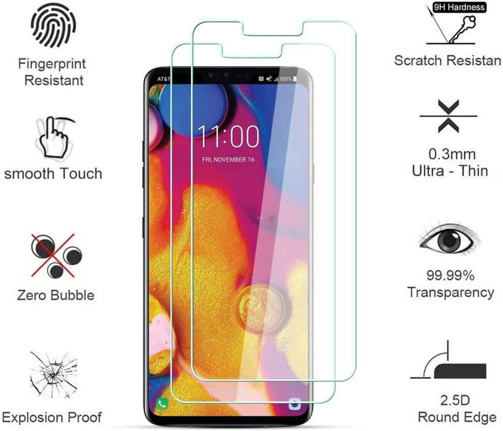 LG V40 ThinQ Ultra Clear Screen Protector afbeelding 2