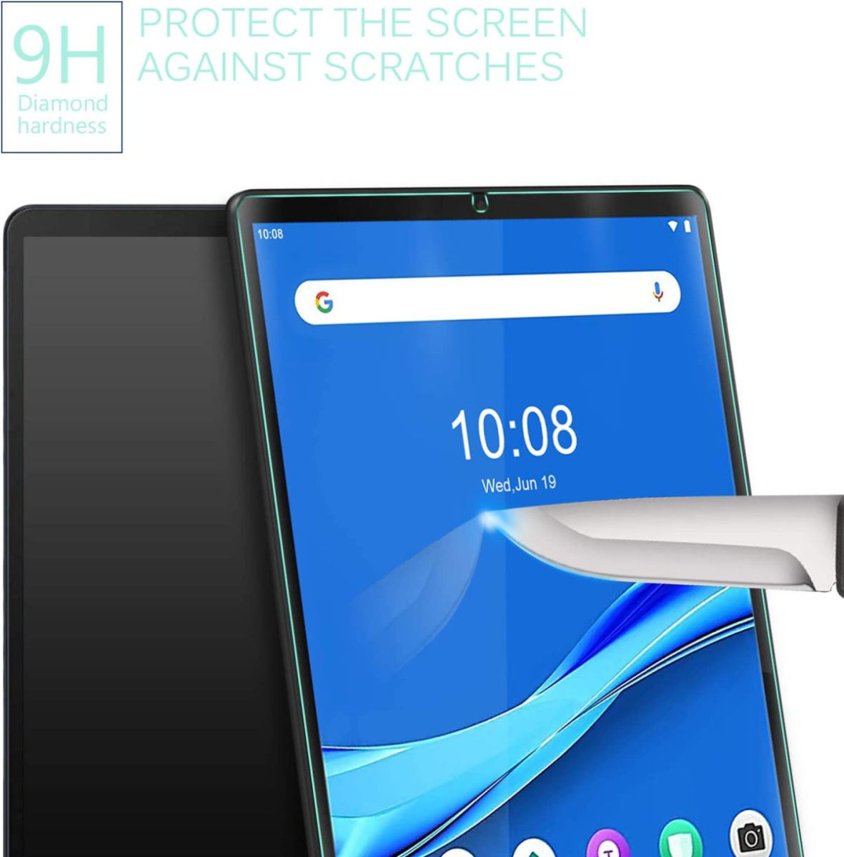 Lenovo Tab M10 (HD) Gen 1 0.3mm Edge Tempered Glass Screenprotector afbeelding 4