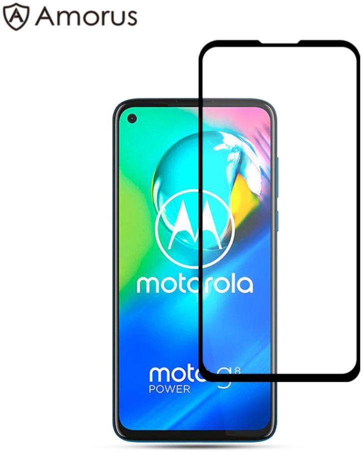 Motorola Moto G8 Power 0.3mm Arc Edge Tempered Glass Screenprotector afbeelding 3