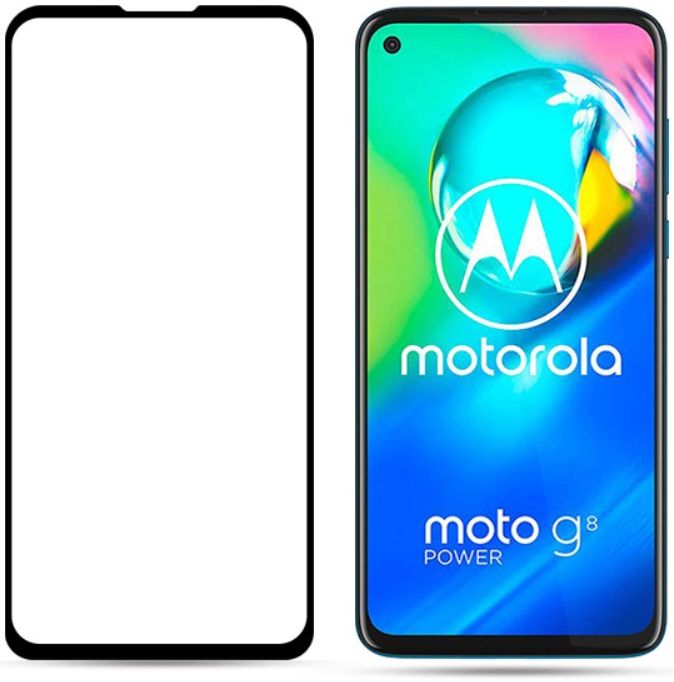 Motorola Moto G8 Power 0.3mm Arc Edge Tempered Glass Screenprotector afbeelding 2