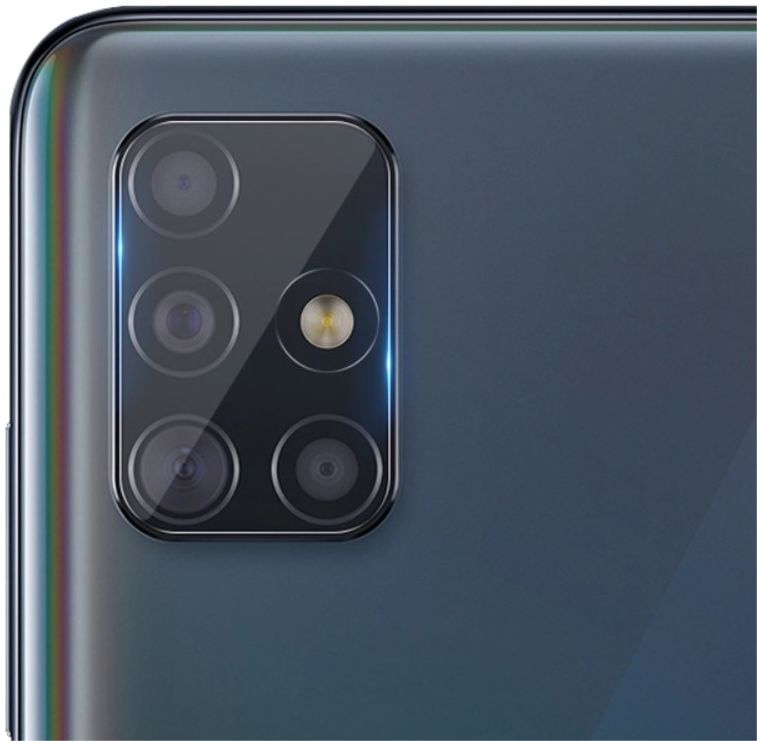 Samsung Galaxy A71 Tempered Glass Camera Lens Protector afbeelding 4