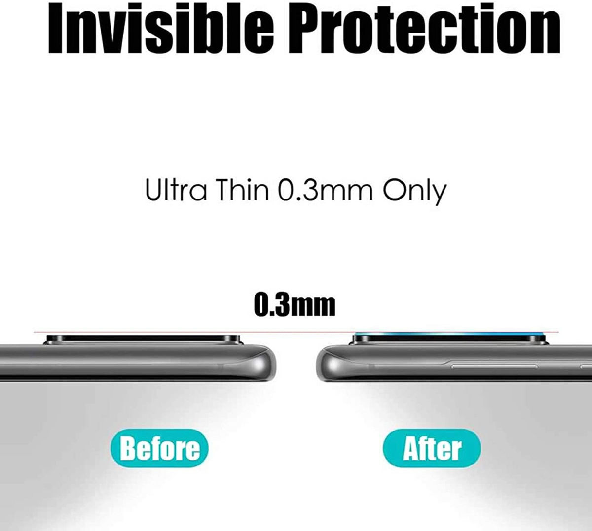 Samsung Galaxy M21 Camera Lens Protector Tempered Glass afbeelding 2