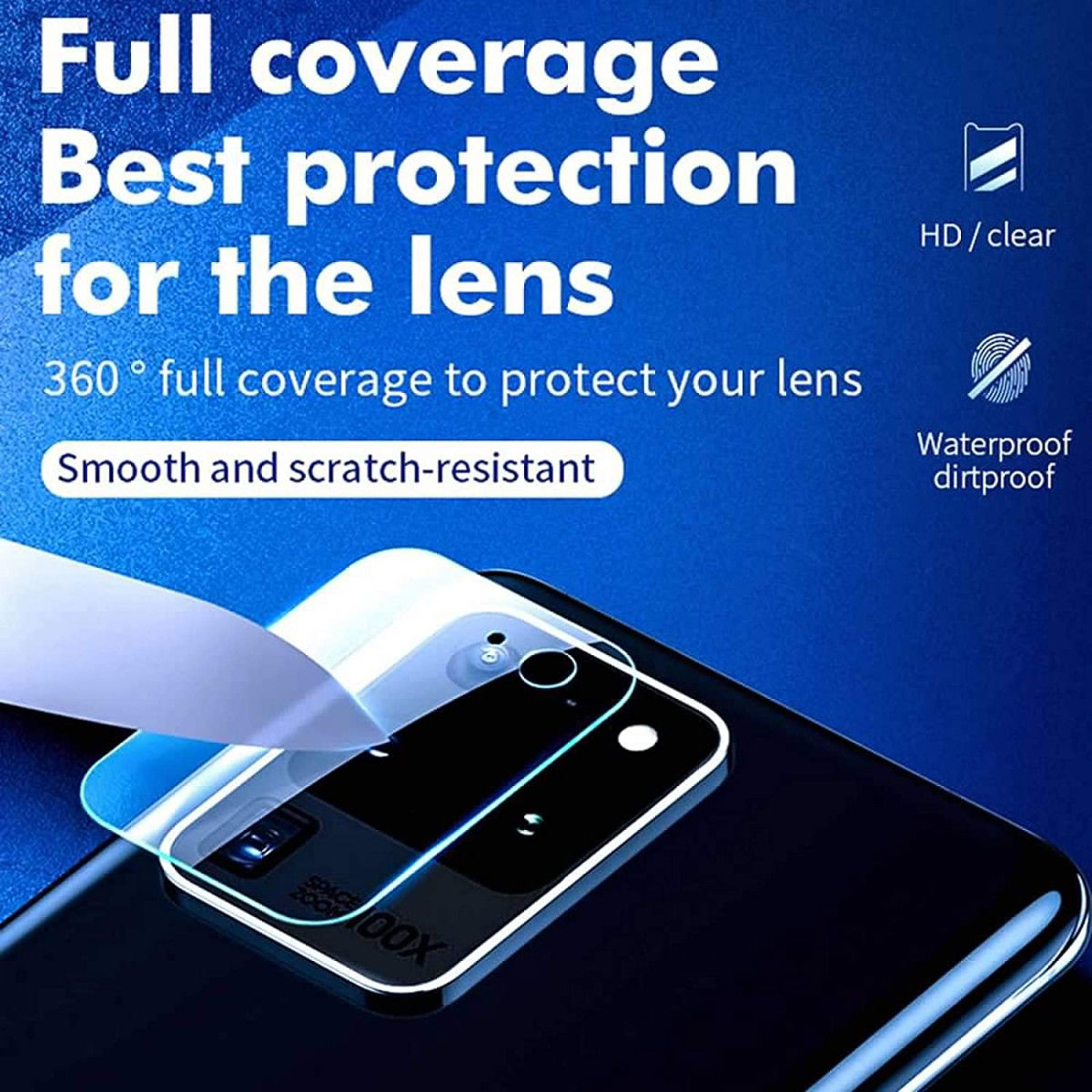 Samsung Galaxy M21 Camera Lens Protector Tempered Glass afbeelding 3