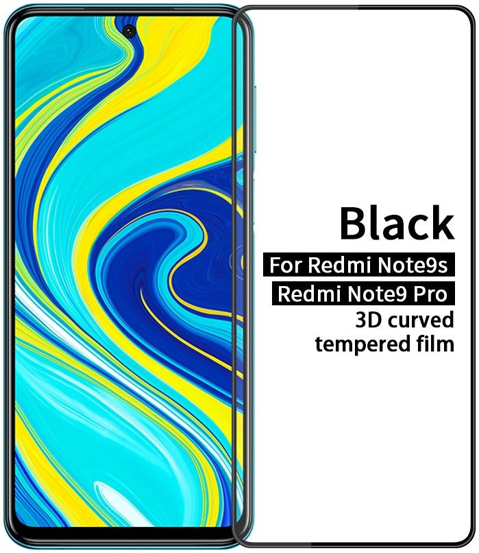 Xiaomi Redmi Note 9S / Note 9 Pro 0.3mm Arc Edge Tempered Glass Screen afbeelding 1
