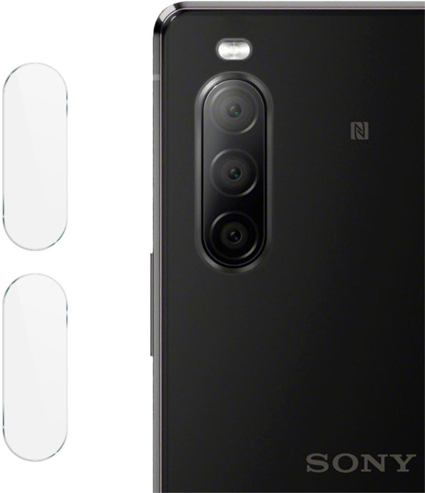 IMAK Sony Xperia 10 II Tempered Glass Camera Lens Protector Duo Pack afbeelding 1