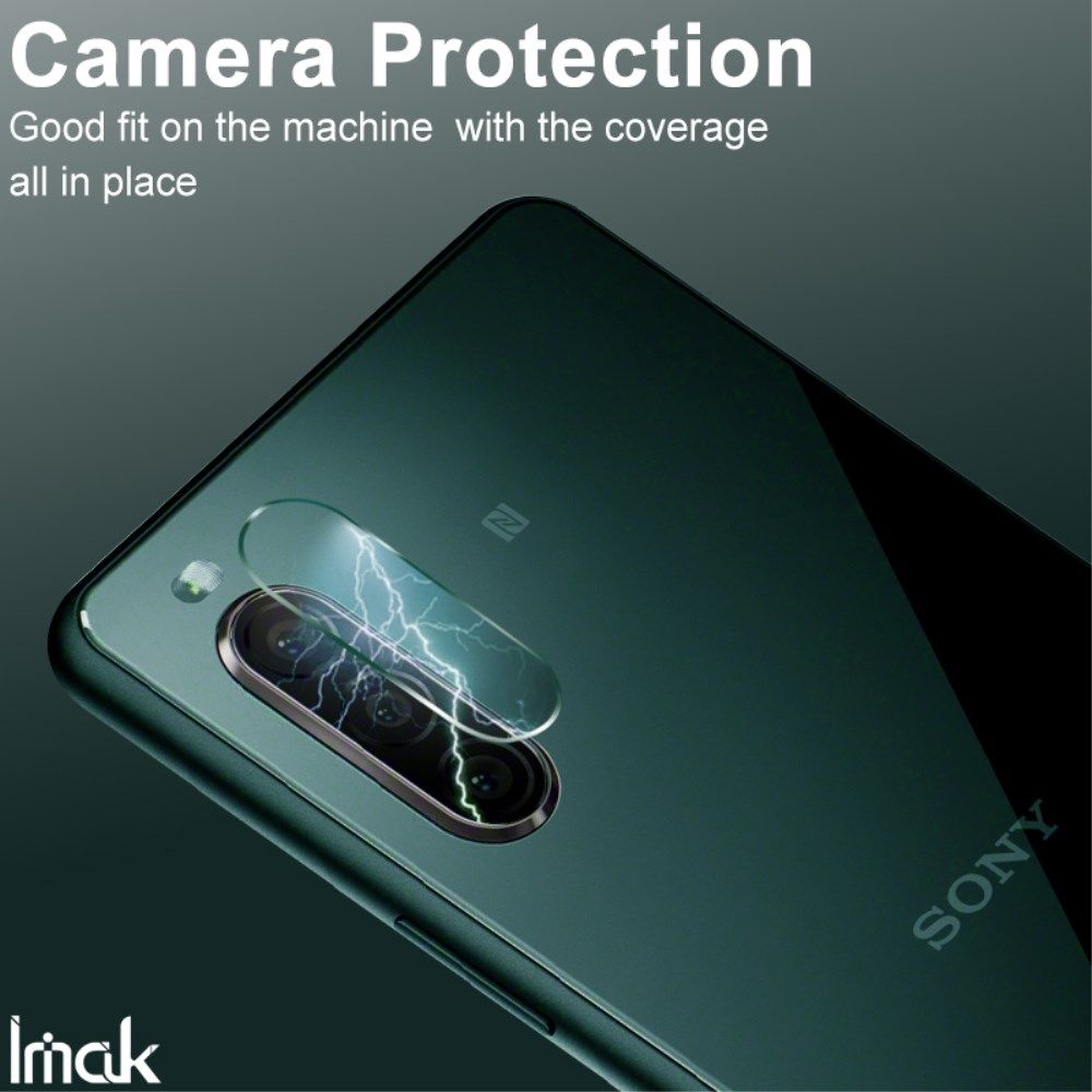 IMAK Sony Xperia 10 II Tempered Glass Camera Lens Protector Duo Pack afbeelding 9