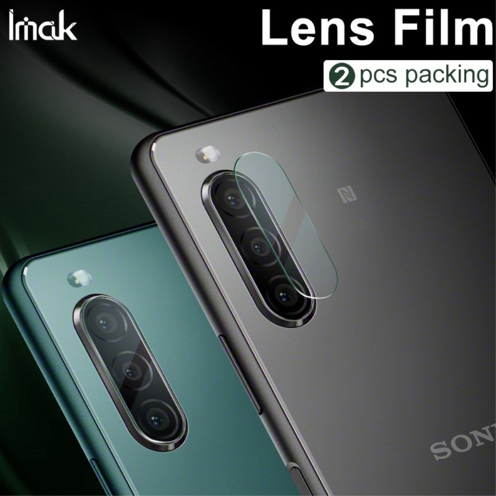 IMAK Sony Xperia 10 II Tempered Glass Camera Lens Protector Duo Pack afbeelding 7