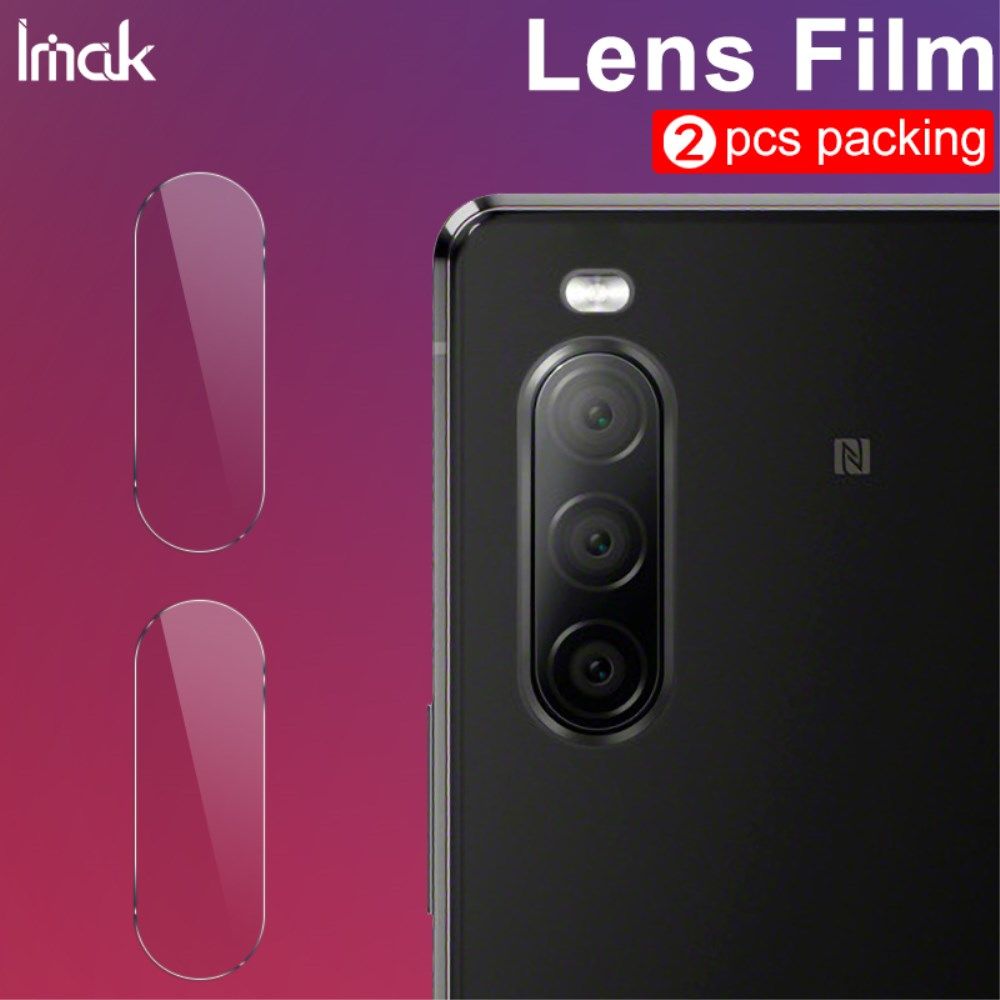 IMAK Sony Xperia 10 II Tempered Glass Camera Lens Protector Duo Pack afbeelding 8