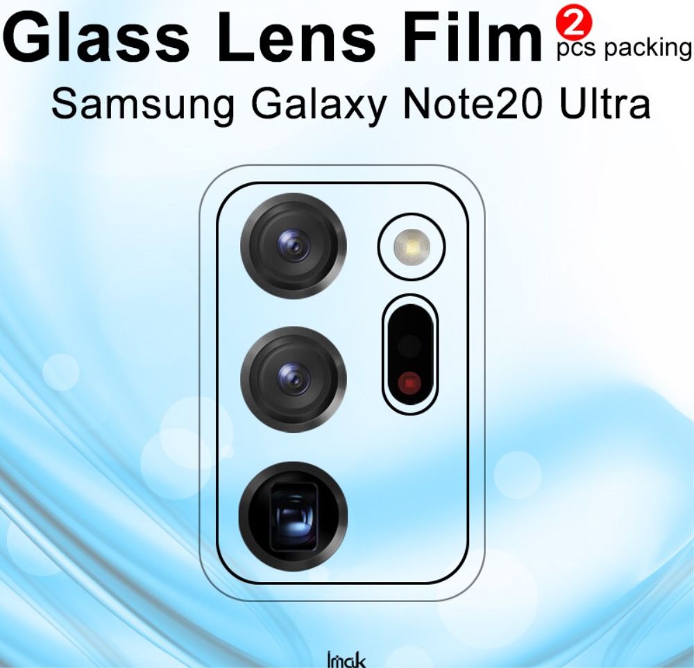Samsung Galaxy Note 20 Ultra Camera Lens Protector Duo Pack afbeelding 8