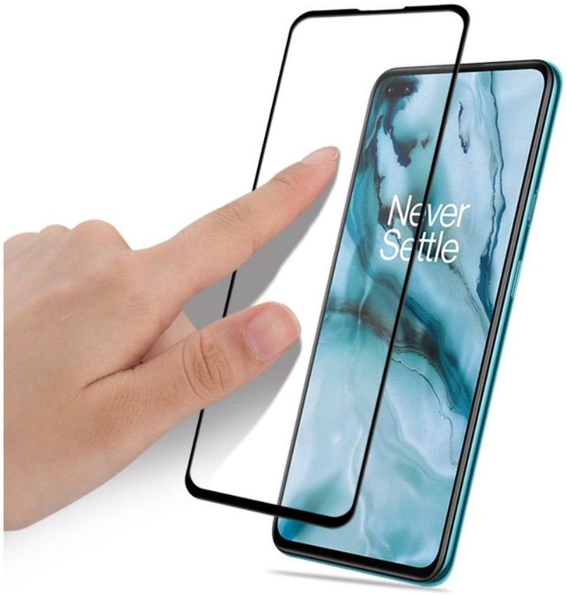 OnePlus Nord 0.3mm Arc Edge Tempered Glass Screenprotector afbeelding 4