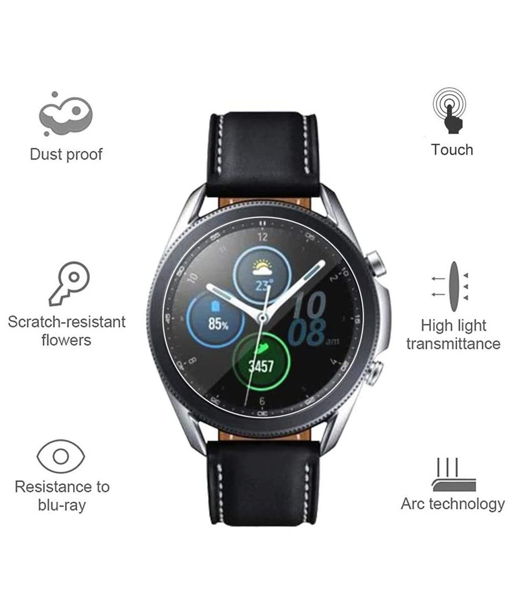 Samsung Galaxy Watch 3 41MM Screenprotector 3D Tempered Glass (2-Pack) afbeelding 4