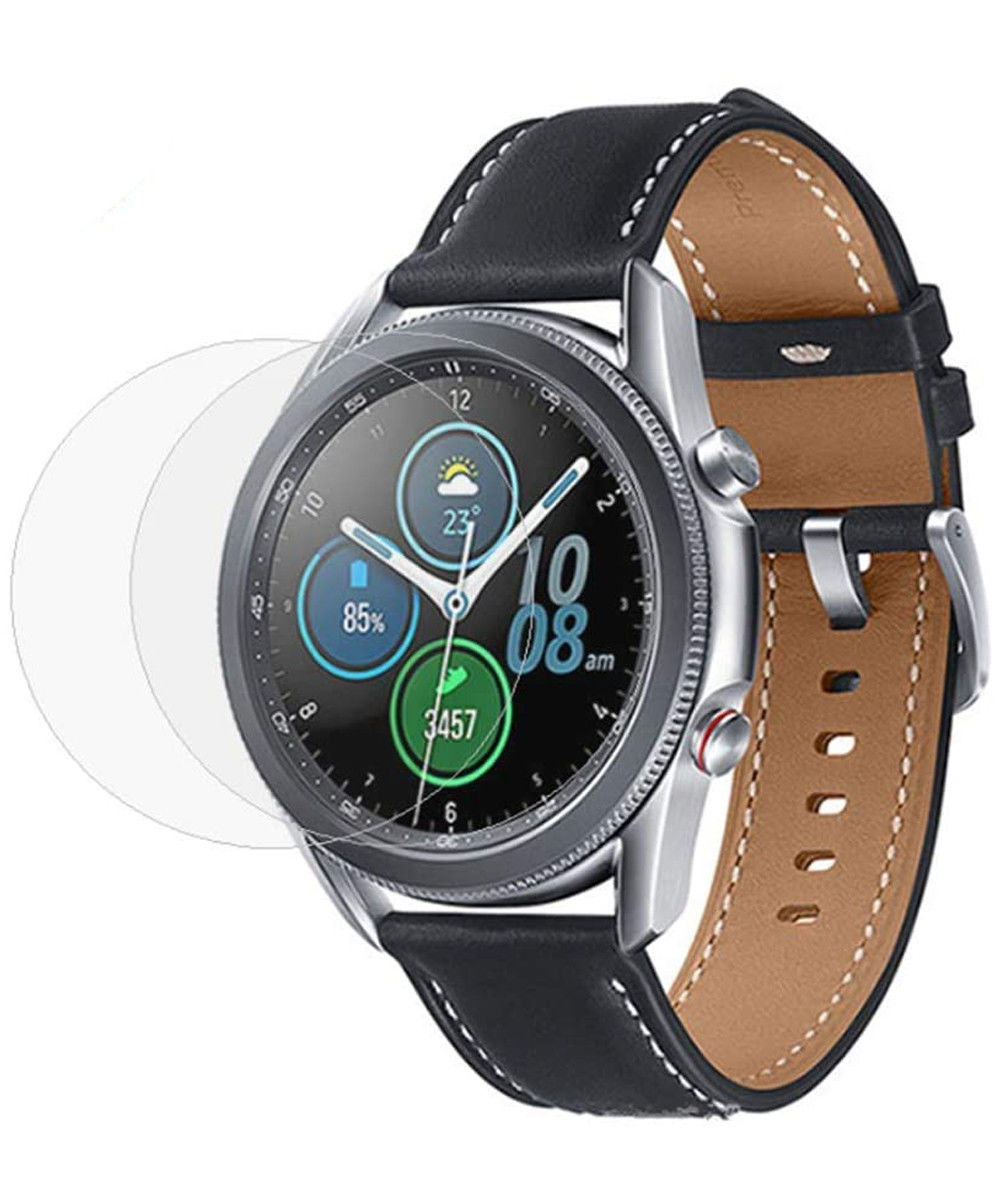 Samsung Galaxy Watch 3 41MM Screenprotector 3D Tempered Glass (2-Pack) afbeelding 2