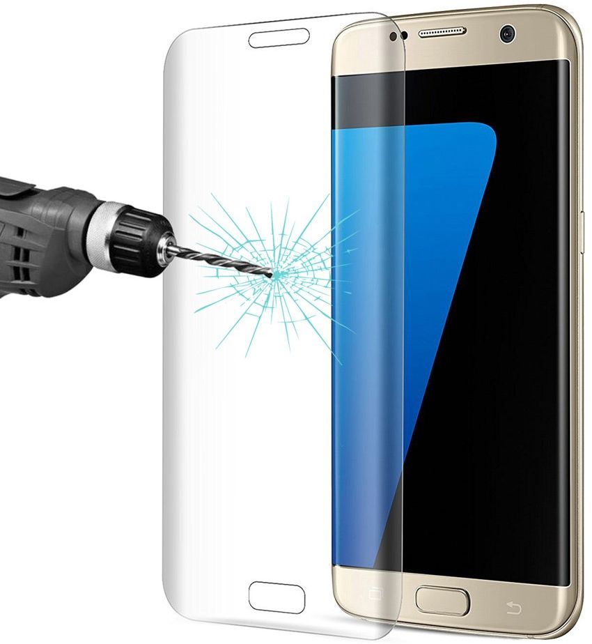 Samsung Galaxy S7 Edge Curved Tempered Glass Full Screen 3D afbeelding 5