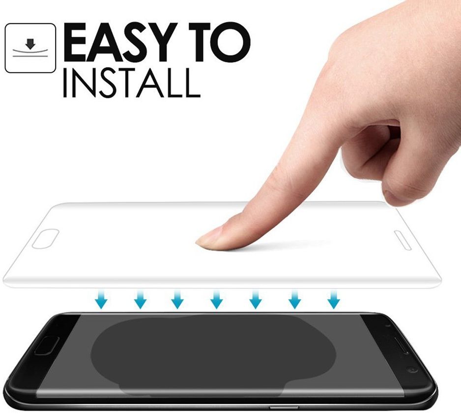 Samsung Galaxy S7 Edge Curved Tempered Glass Full Screen 3D afbeelding 9