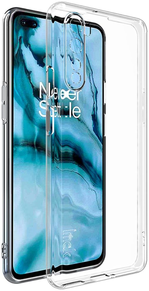 IMAK UX-5 Series OnePlus Nord Hoesje Flexibel Dun TPU Transparant afbeelding 1