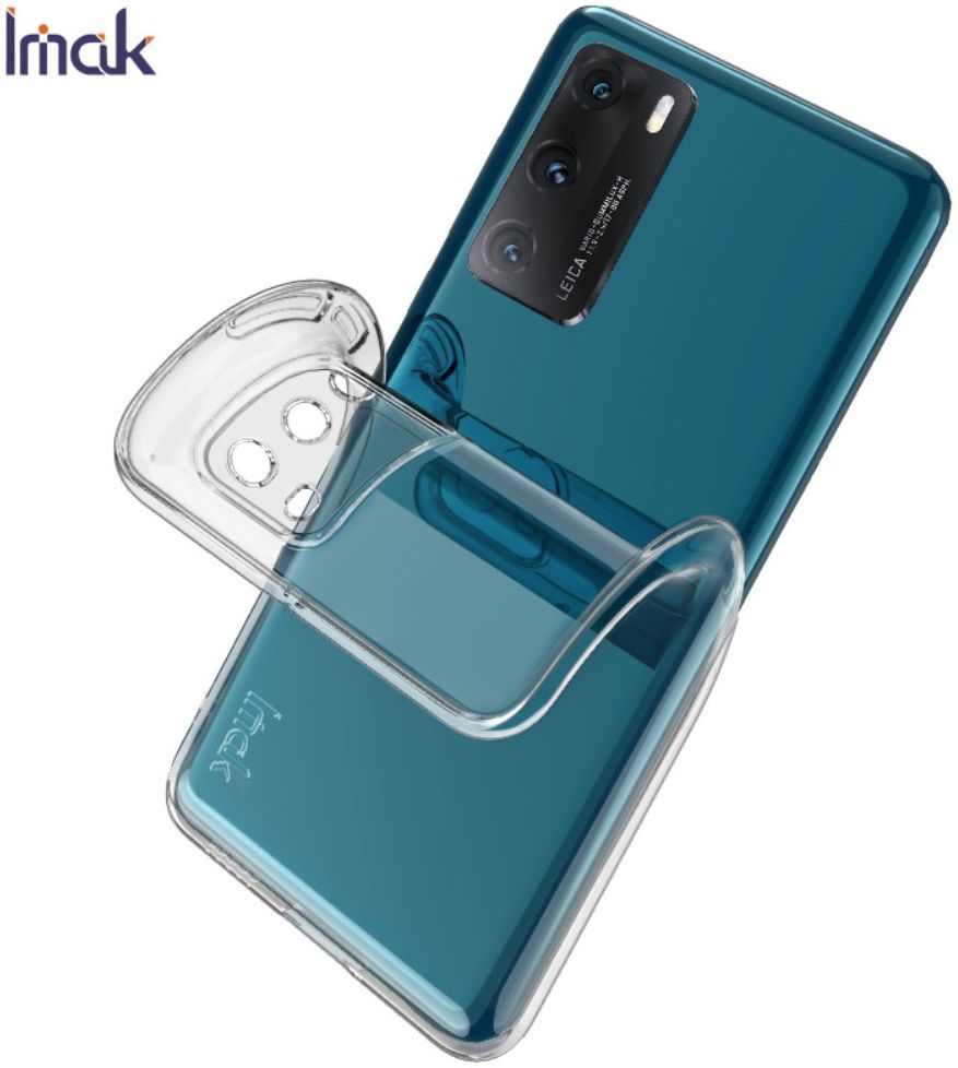 IMAK UX-5 Series OnePlus Nord Hoesje Flexibel Dun TPU Transparant afbeelding 2