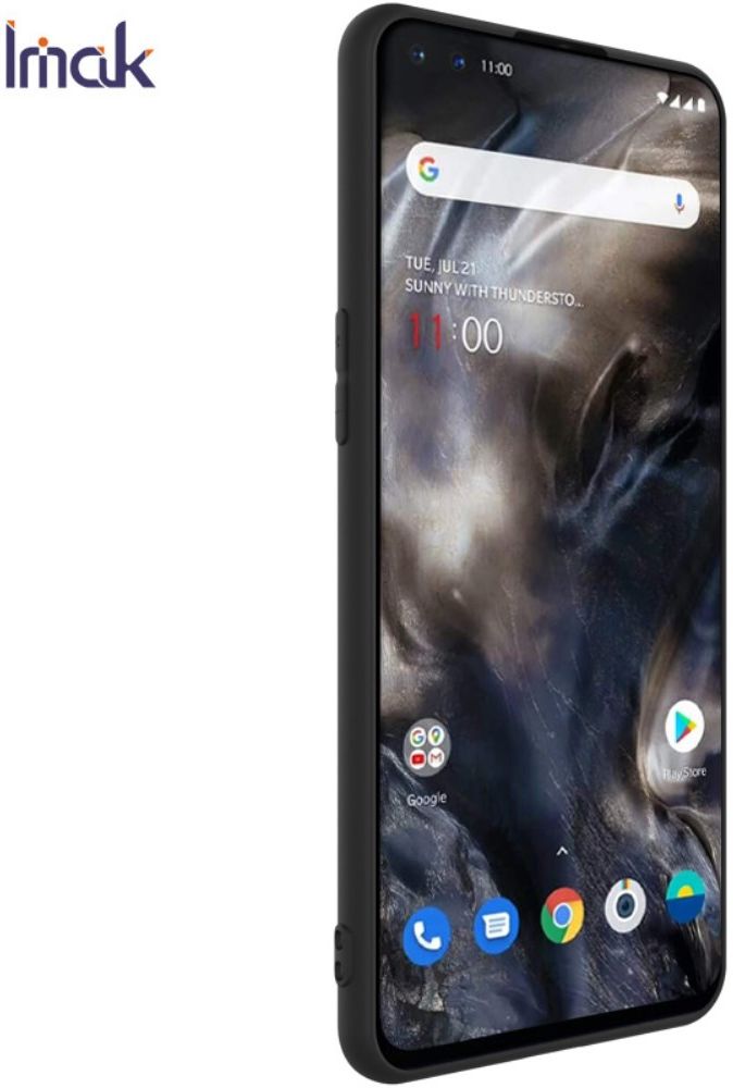IMAK UC-1 Series OnePlus Nord Hoesje Matte TPU Zwart afbeelding 5