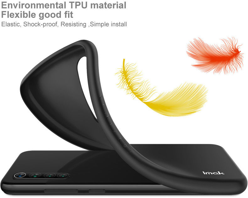 IMAK UC-1 Series OnePlus Nord Hoesje Matte TPU Zwart afbeelding 7