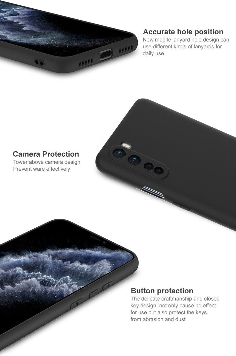 IMAK UC-1 Series OnePlus Nord Hoesje Matte TPU Zwart afbeelding 8