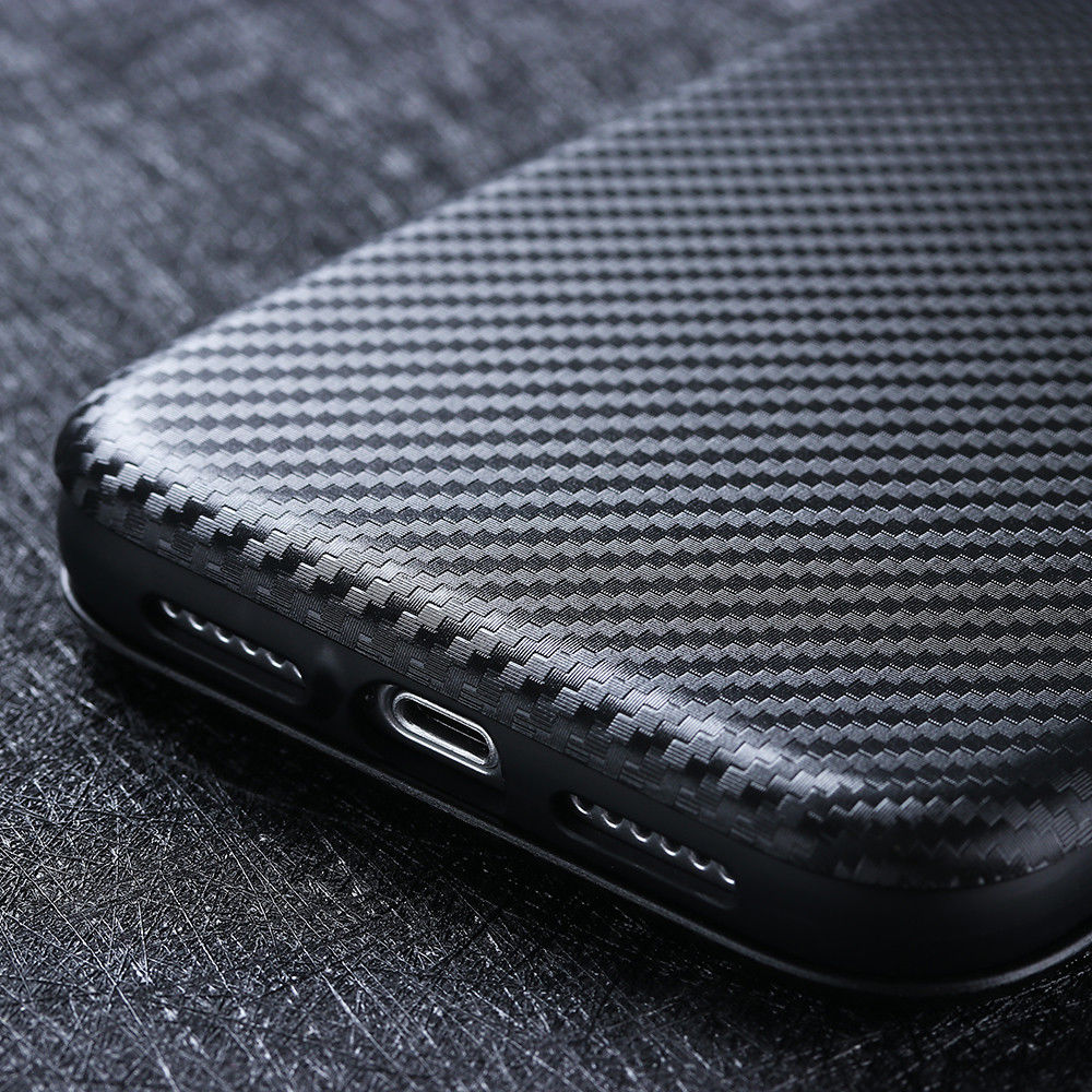 OnePlus Nord Carbon Fiber Portemonnee Hoesje Zwart afbeelding 13