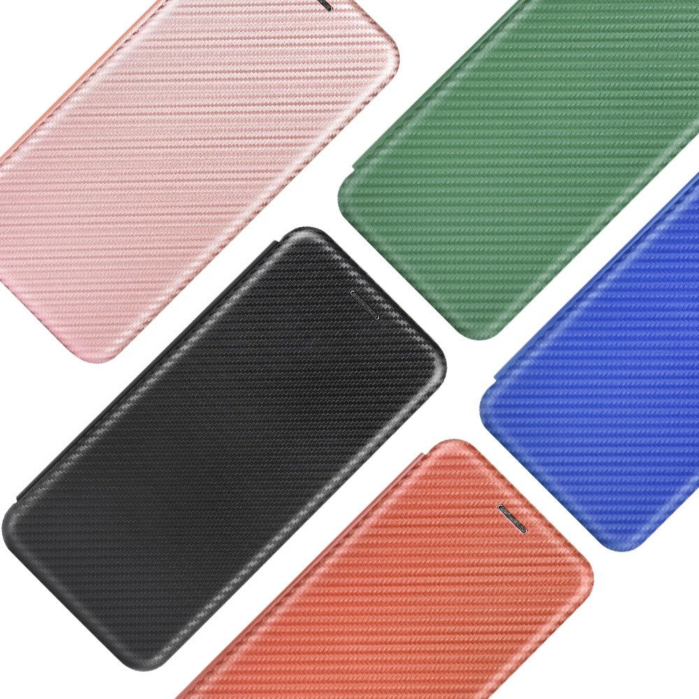 OnePlus Nord Carbon Fiber Portemonnee Hoesje Zwart afbeelding 9