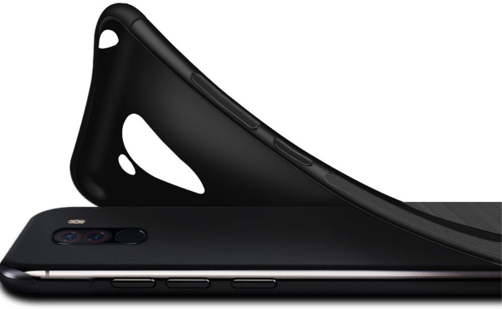 Nokia 4.2 Brushed TPU Hoesje Zwart afbeelding 3
