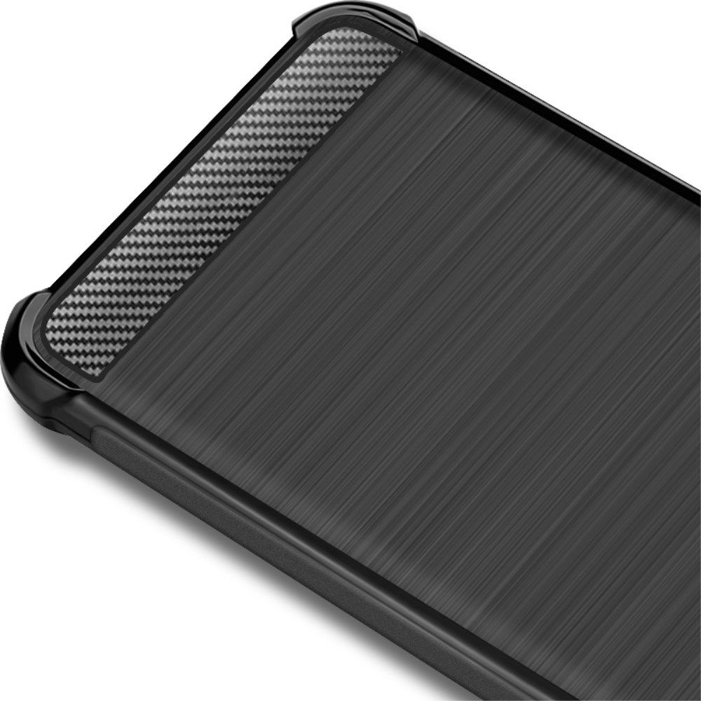 Nokia 4.2 Brushed TPU Hoesje Zwart afbeelding 4