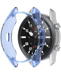Samsung Galaxy Watch 3 45MM Hoesje Flexibel TPU Bumper Blauw