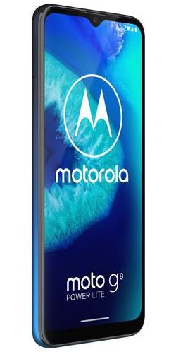 Motorola Moto G8 Power Lite Dark Blue afbeelding 4