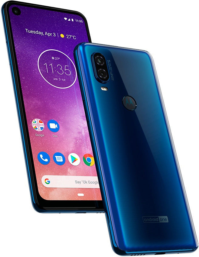 Motorola One Vision Blue afbeelding 7