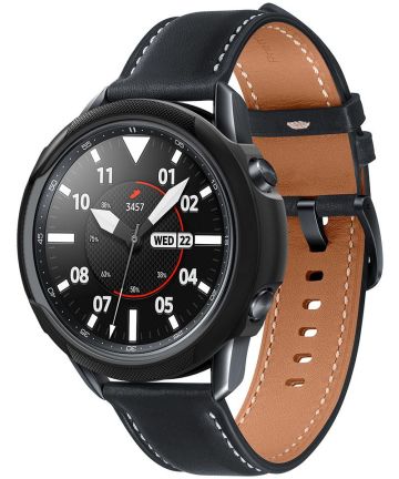 Spigen Liquid Air Samsung Galaxy Watch 3 45MM Hoesje Zwart Cases