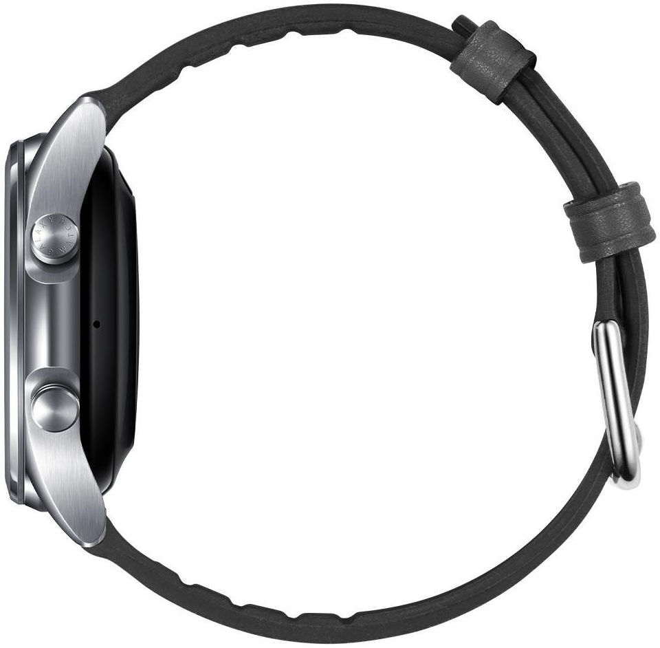 Spigen Retro Fit Universeel Smartwatch 20MM Bandje Kunst Leer Zwart afbeelding 4
