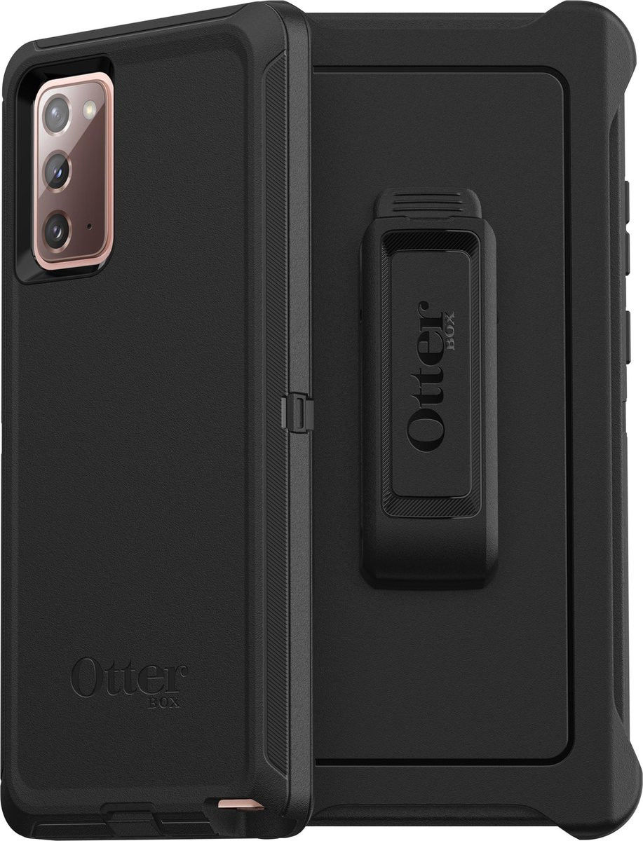 OtterBox Defender Samsung Galaxy Note 20 Hoesje Back Cover Zwart afbeelding 1