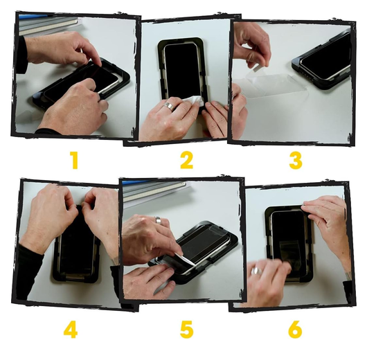 OtterBox Trusted Glass iPhone SE (2020/2022) / 8 / 7 Screen Protector afbeelding 5