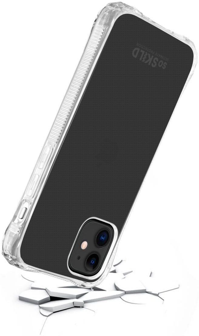 SoSkild Absorb 2.0 Impact Apple iPhone 12 Mini Hoesje Transparant afbeelding 2