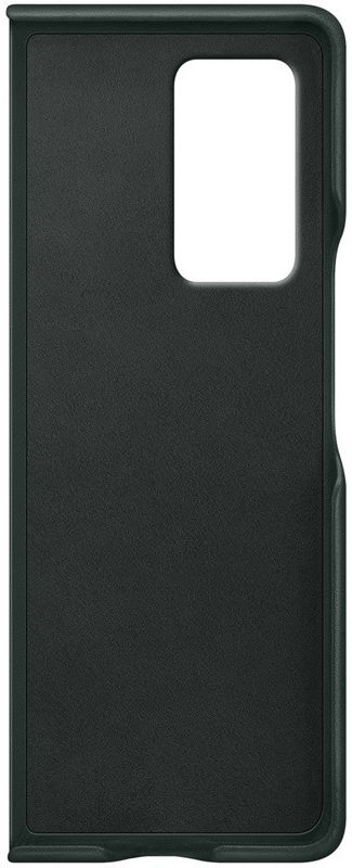 Origineel Samsung Galaxy Z Fold 2 Hoesje Leather Back Cover Groen afbeelding 4