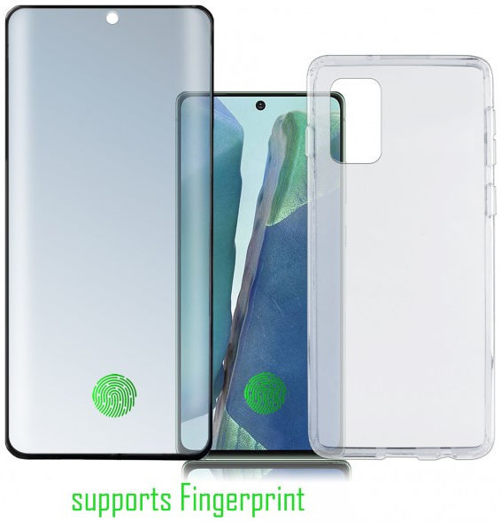 4smarts Samsung Galaxy Note 20 360° Premium Protection Set Zwart afbeelding 1