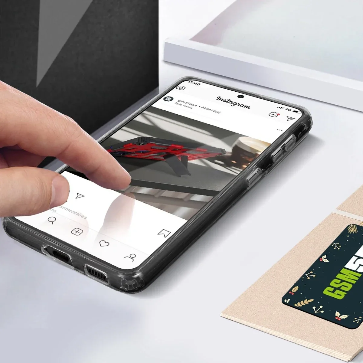 4smarts Samsung Galaxy Note 20 360° Premium Protection Set Zwart afbeelding 2