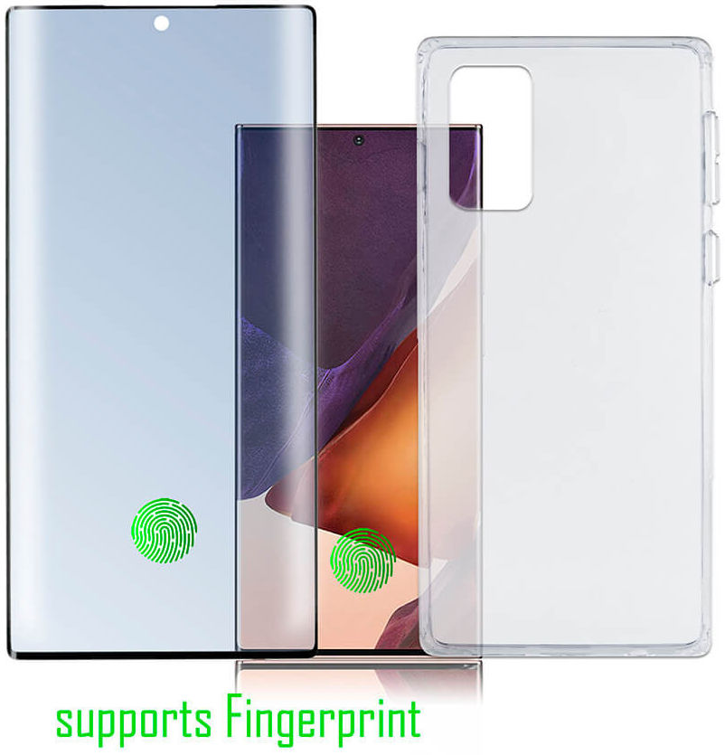 4smarts Samsung Galaxy Note 20 Ultra 360° Premium Protection Set Zwart afbeelding 1