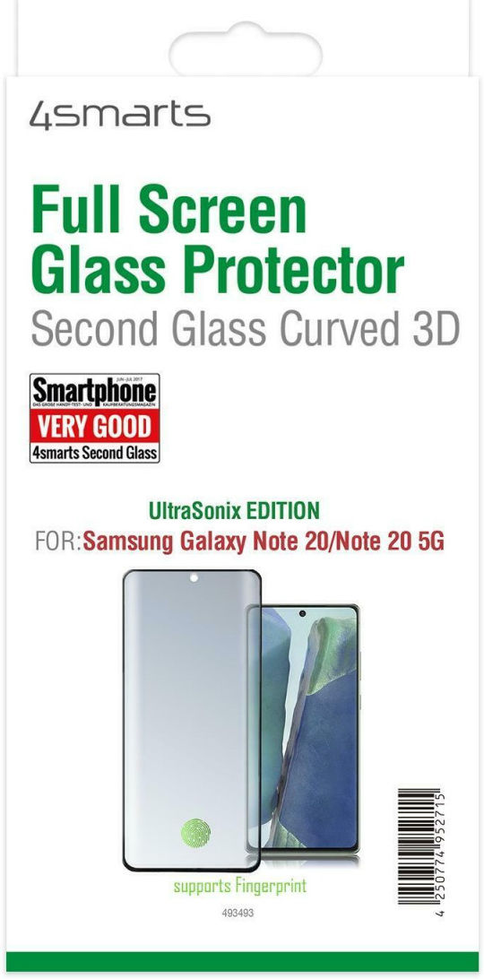 4smarts Second Glass UltraSonix Samsung Note 20 Screen Protector afbeelding 2