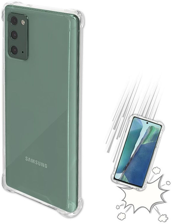 4smarts Ibiza Back Cover Samsung Galaxy Note 20 Transparant afbeelding 3